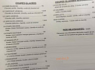 Au Sublime menu