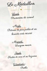 Le Medaillon menu