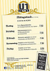 U1 Cafe menu