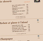 La Grange menu