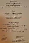 L'ardoise menu