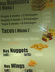 O'dwich Snack menu