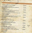 Monsieur Georges menu