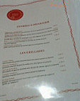 Le Chemin Du Safran menu