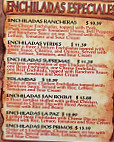 Dos Primos menu