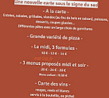 L'olivier menu