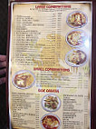 La Fiesta Mexican menu