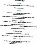 Eden Café menu