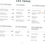 La Verrière menu