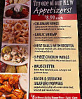 Riedy's Pizza menu