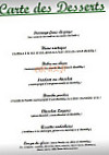 Les Gourmandines menu