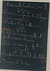 La Cantine menu