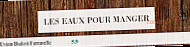 Les Marronniers menu