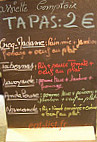 Au P'tit Bonheur menu