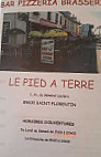 Le Pied A Terre menu