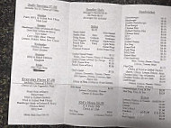 Duff's Cafe menu