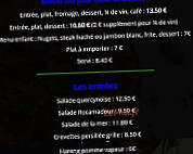 L'escale menu