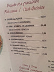 Los Criollos menu