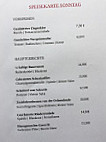 Gasthaus Wild menu