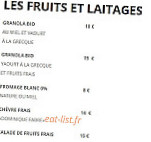 Le Murat menu