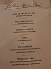 Restaurant Schoko menu