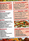 Pizza Paolo menu