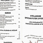 La Boheme menu