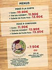 La Cabane à Poké menu