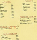 Pizzeria Capobianco menu