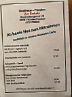 Gasthaus Pension Zur Einkehr menu