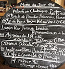 Le Bontemps menu