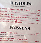 La Boheme menu