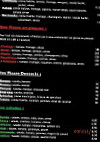 Lilio Pizza menu