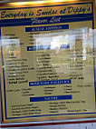 Dippy's Custard Ice Cream menu