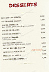 Pizzarelli menu