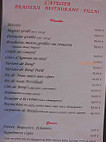 L'atelier Le Steph's menu