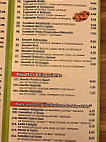 Pizzeria Napoli menu