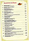 Kaiser Palast China-Restaurant menu