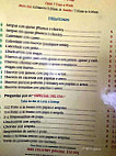 El Inca menu