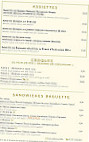 Le Nemours menu