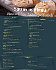 Virtuoso Breadworks menu