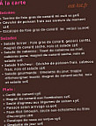 Auberge D'imbes Sarlat Lascaux menu