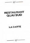 Quai Sud menu