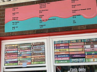 Scoops Ice Cream menu