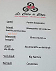 Le Côte à Côte menu