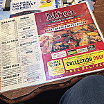 Mina Indian Takeaway menu