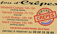 Fou D'crêpes outside