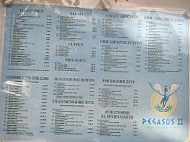 Pegasus Ii menu