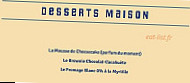 Maison De La Poutine menu