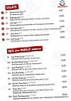 Smiling Buddha Thai Rastaurant menu